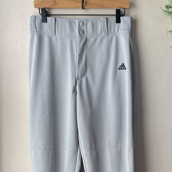 Adidas Men's Climalite Gray Baseball Pants - Picture 2 of 8